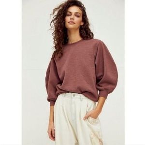 AGOLDE Thora sweatshirt 3/4 sleeve Size XS